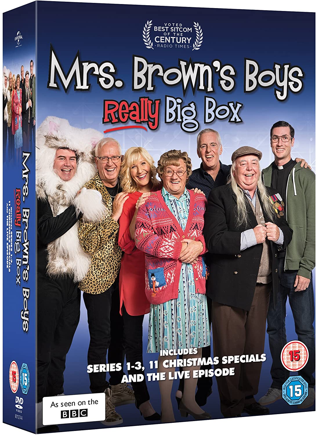 Mrs Brown's Boys: The Really Big Box Set - Complete Series 1-3, Christmas Specials & Live Episode [DVD]