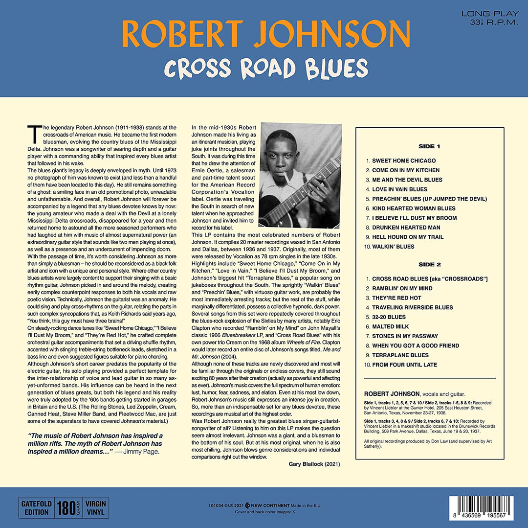 Robert Johnson - Cross Road Blues [VINYL]