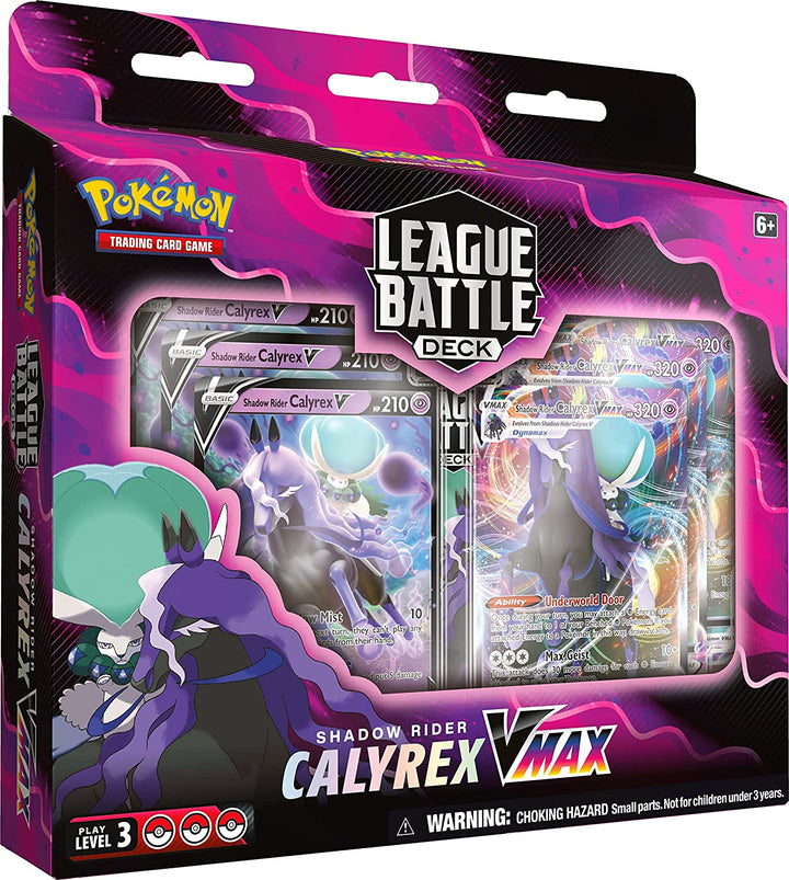 Pokemon TCG: Ice Rider Calyrex VMAX League Battle Deck