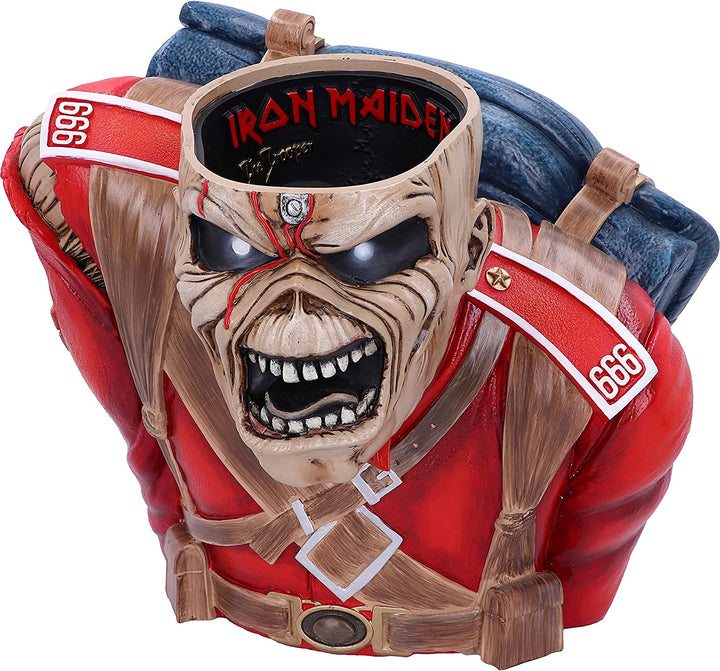 Nemesis Now Iron Maiden The Trooper Bust Box 26.5cm, Red