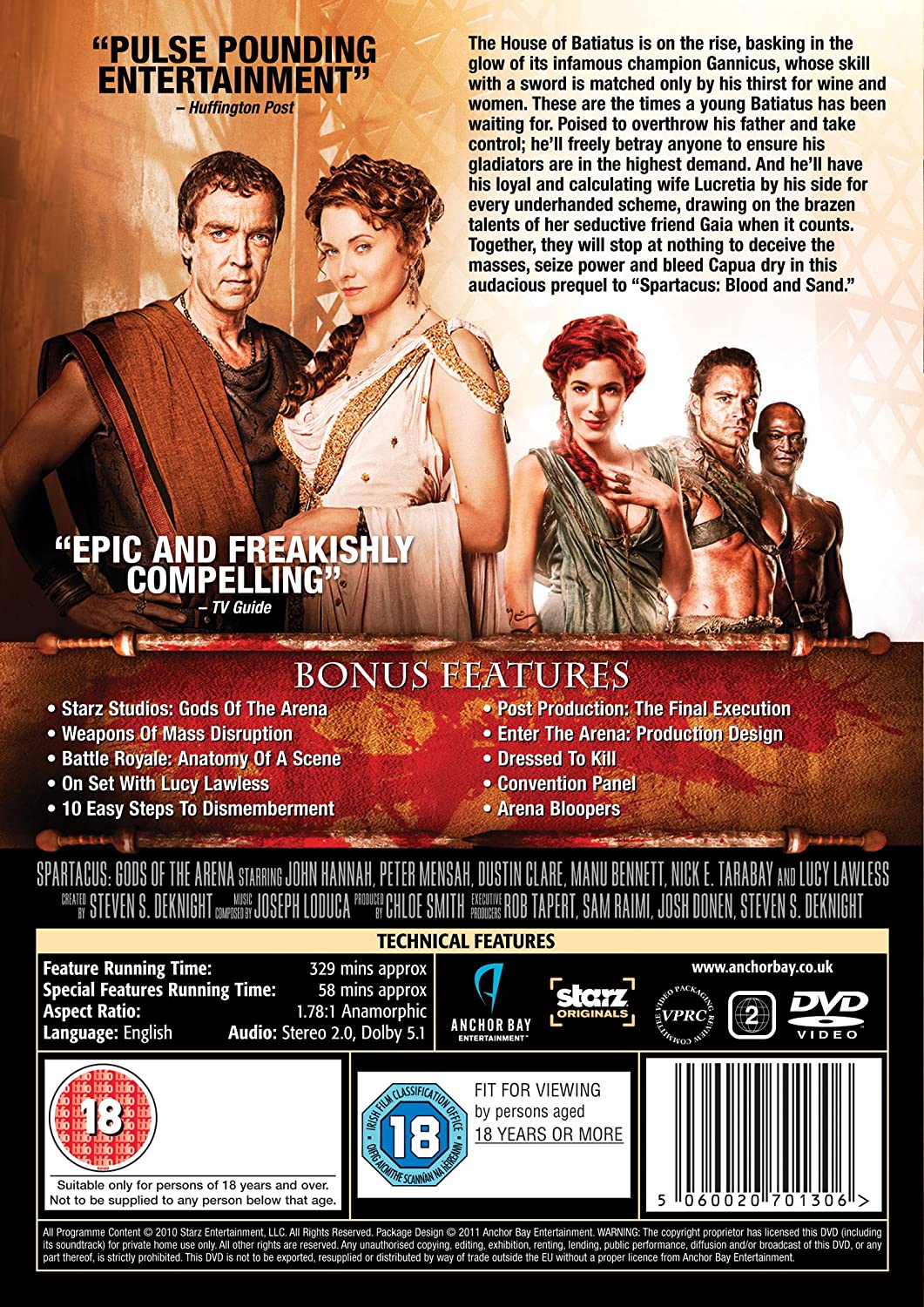 Spartacus: Gods of the Arena [2011] - Miniseries [DVD]