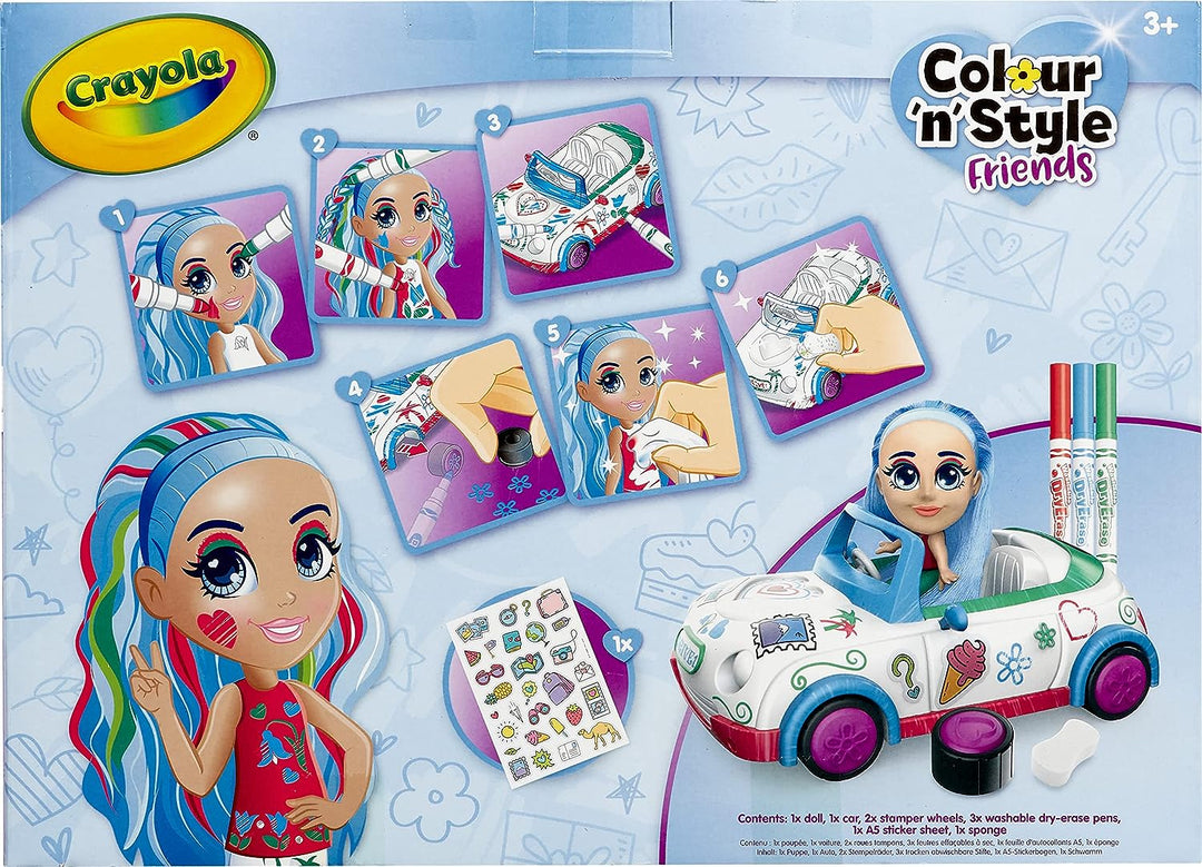 CRAYOLA Colour 'n' Style Friends: Bluebell - Coupe Playset