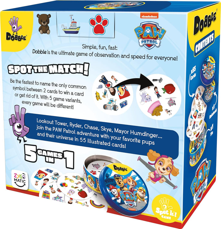 Dobble Paw Patrol Card Game