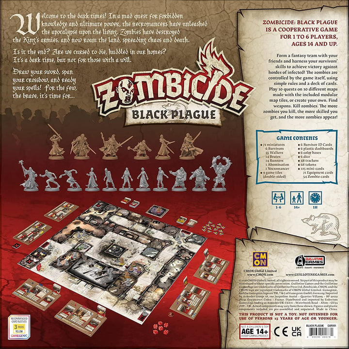 Cool Mini Or Not - Zombicide: Black Plague - Board Game