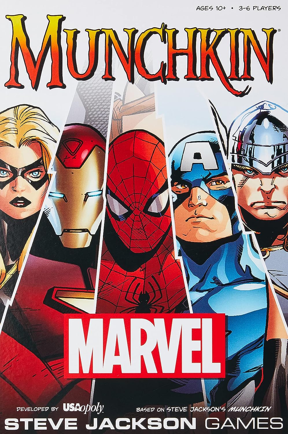 Steve Jackson Games - Munchkin: Marvel - Board Game