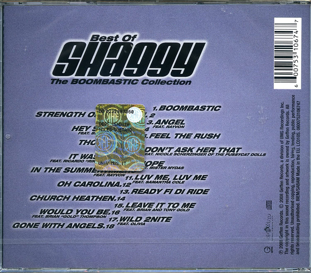 The Boombastic Collection- Best of Shaggy - Shaggy [Audio CD]