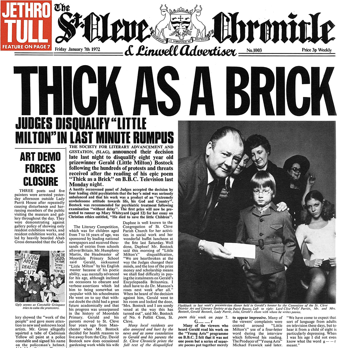 Jethro Tull - Thick As A Brick - 50th Anniversary Edition [Vinyl]