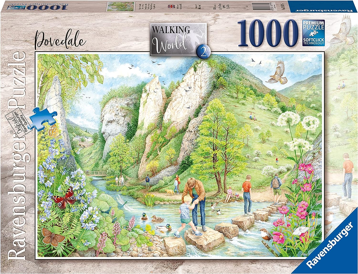 Ravensburger Dovedale 1000-teiliges Puzzle – Malerische Wanderlandschaft für Erwachsene und Kinder ab 12 Jahren