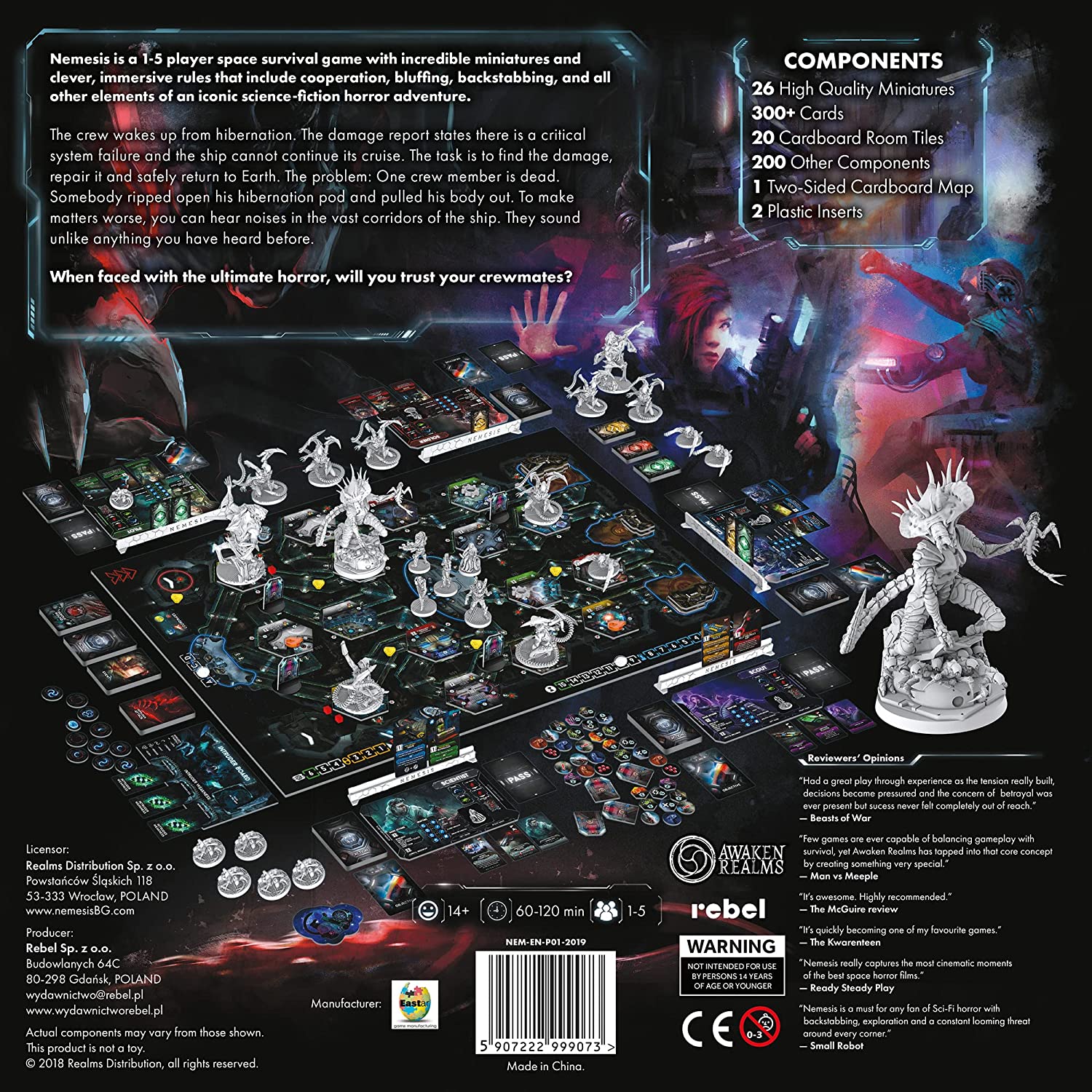 Awaken Realms Nemesis Brettspiel