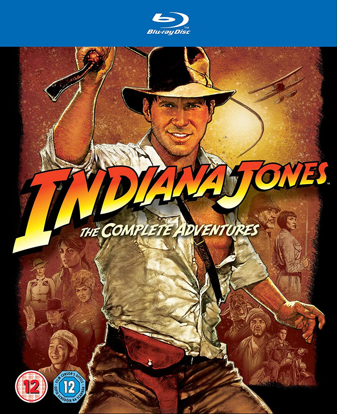 Indiana Jones: The Complete Adventures [1981] [Region Free] - Adventure/Action [Blu-Ray]