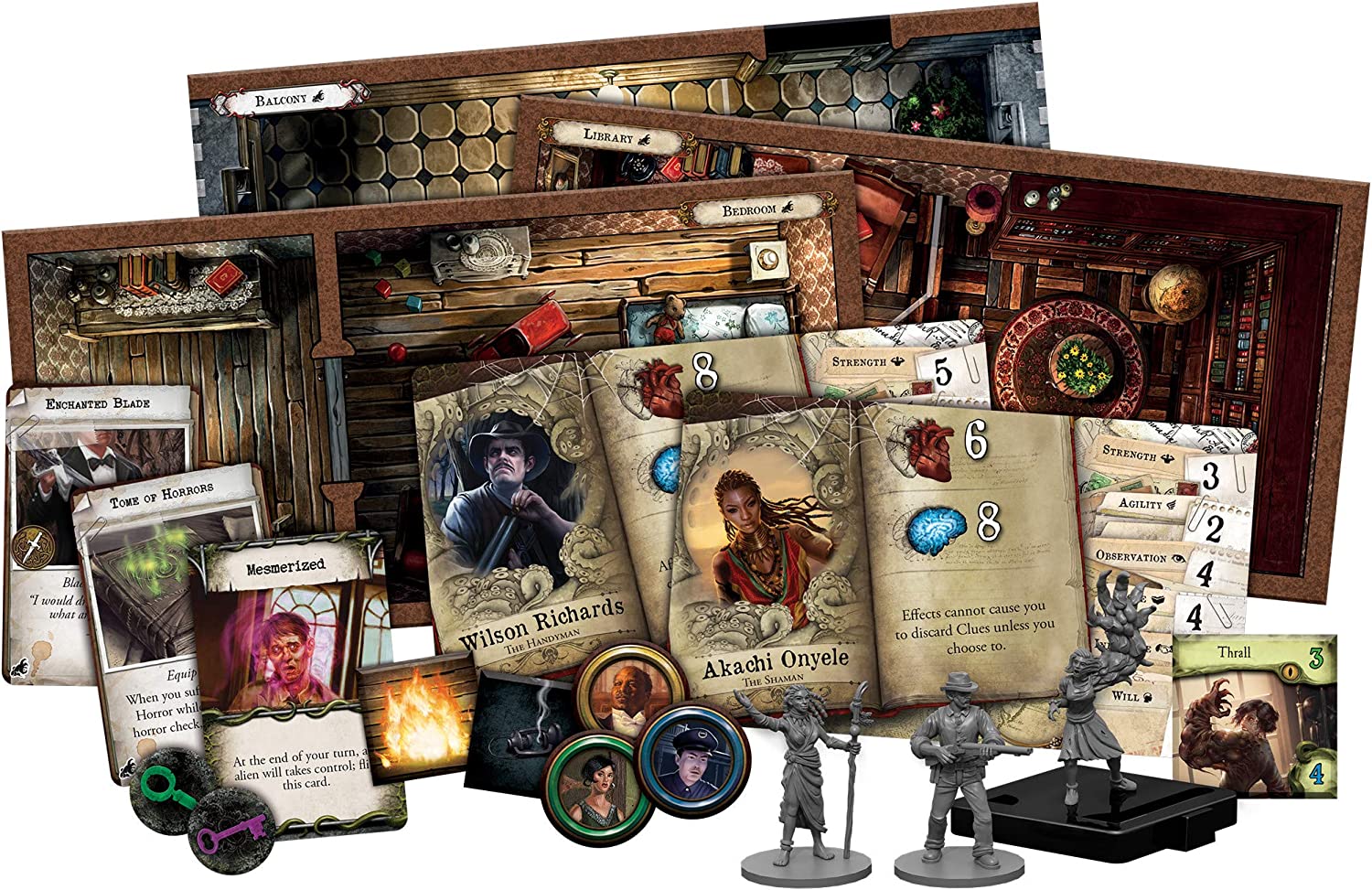 Fantasy Flight Games Mansions of Madness 2. Ausgabe: Jenseits der Schwellenerweiterung 3