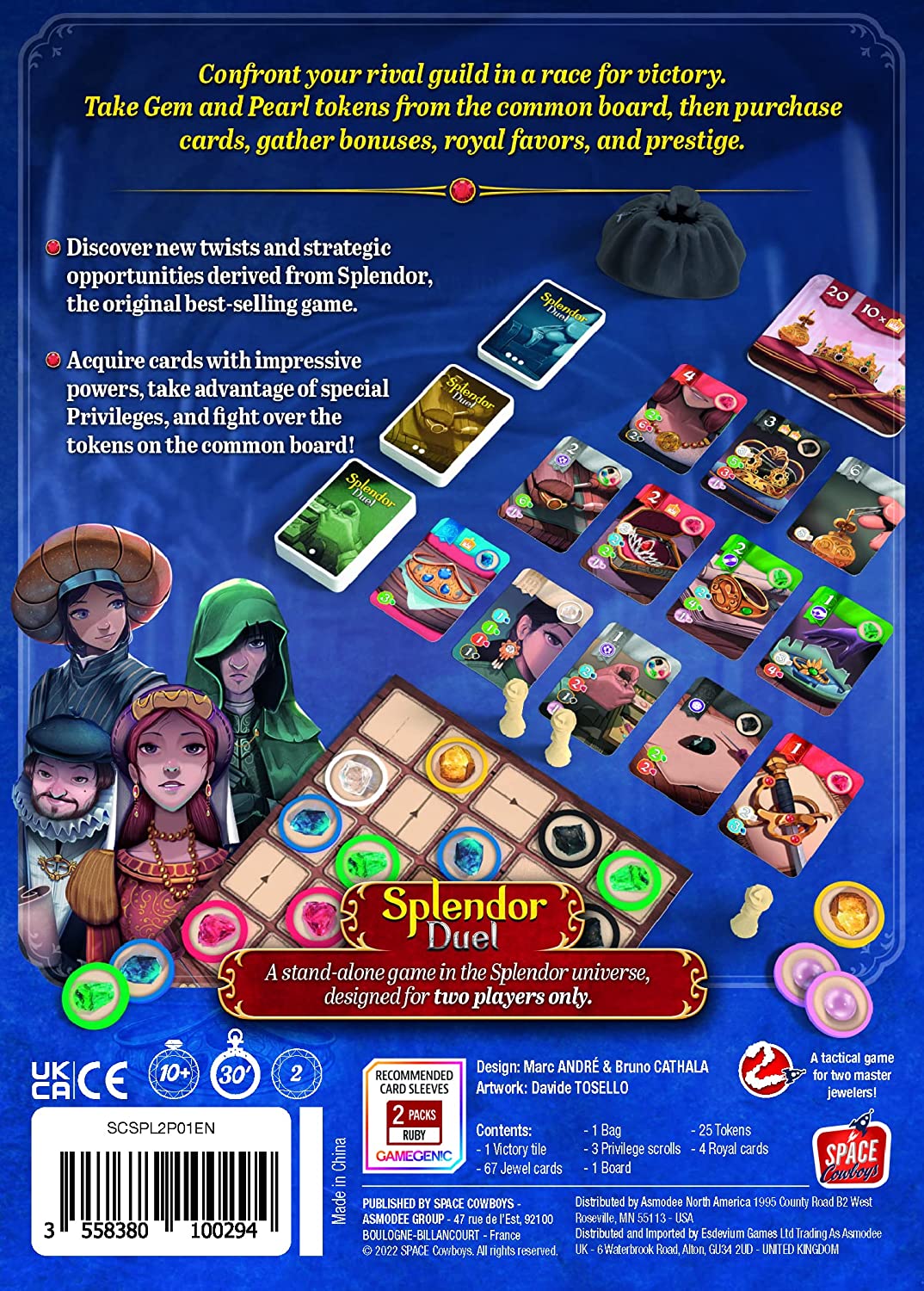 Space Cowboys Splendor Duel Brettspiel 3