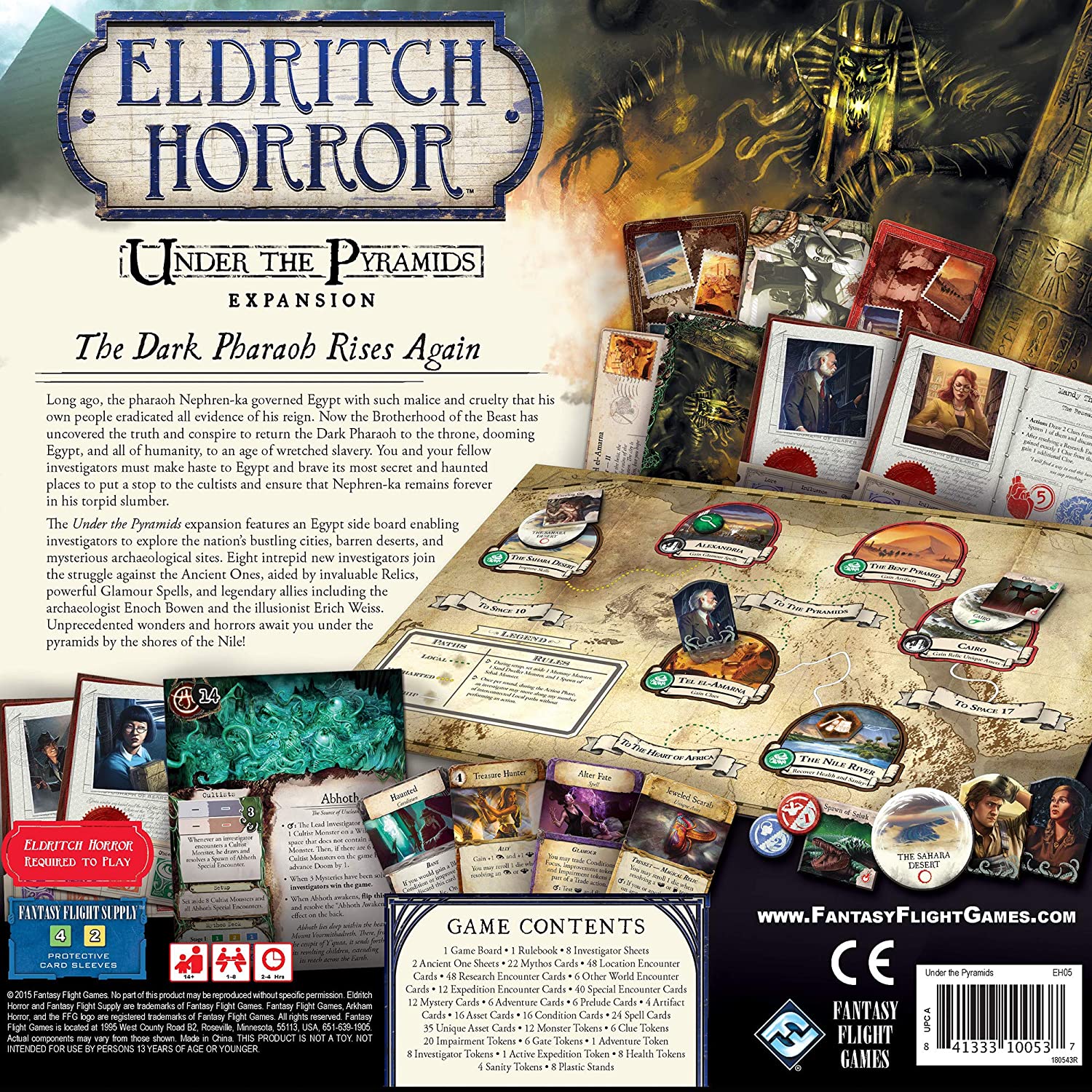 Fantasy Flight Games Eldritch Horror: Unter den Pyramiden-Erweiterung 3