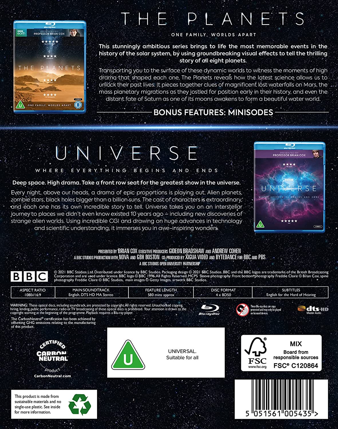 Universe & The Planets Box Set (2021) [Blu-ray]