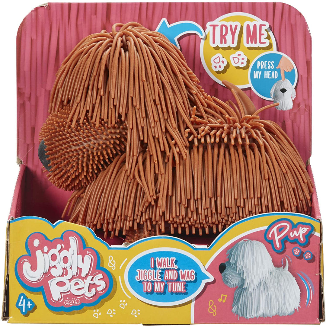 Jiggly Pets JP001-BR pup-Brown