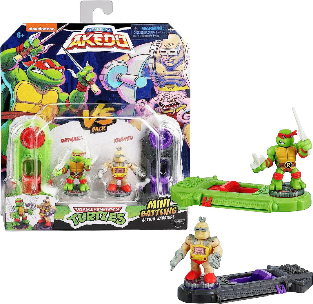 Legends Of Akedo Teenage Mutant Ninja Turtles. Mini Battling Warriors Versus Pack