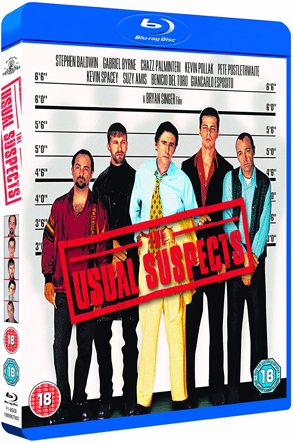 The Usual Suspects [1995] [2007] [Region A & B] - Thriller/Crime [Blu-ray]