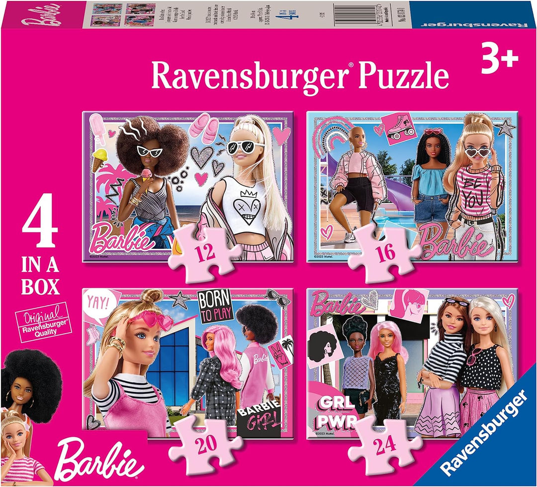 Barbie 4 in a Box Jigsaw Puzzle