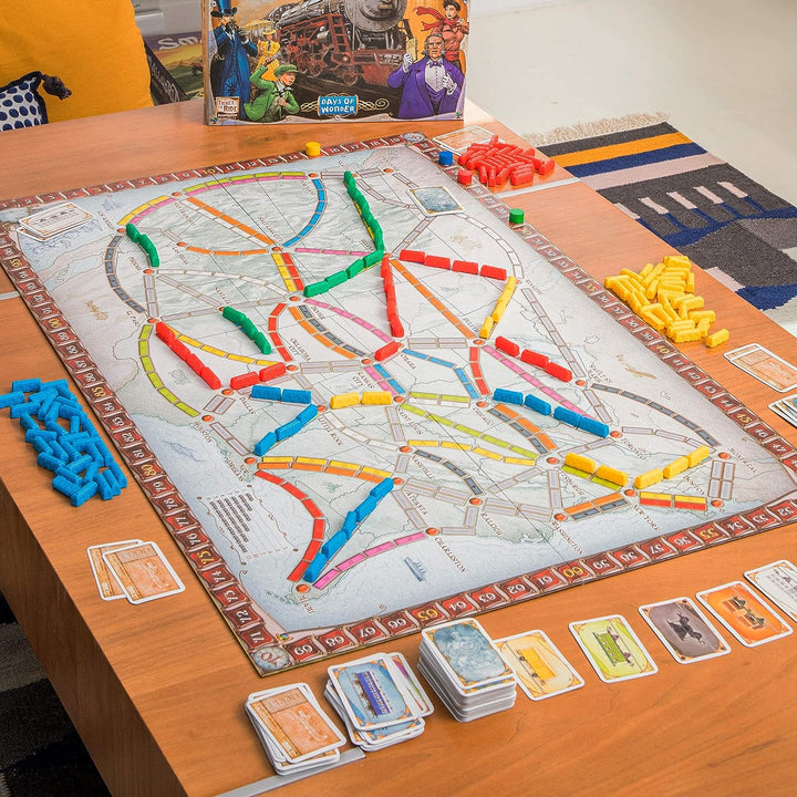 Days of Wonder | Ticket to Ride Board Game | Ages 8+ | For 2 to 5 Players | Average Playtime 30-60 Minutes