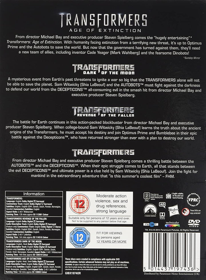 Transformers 1-4