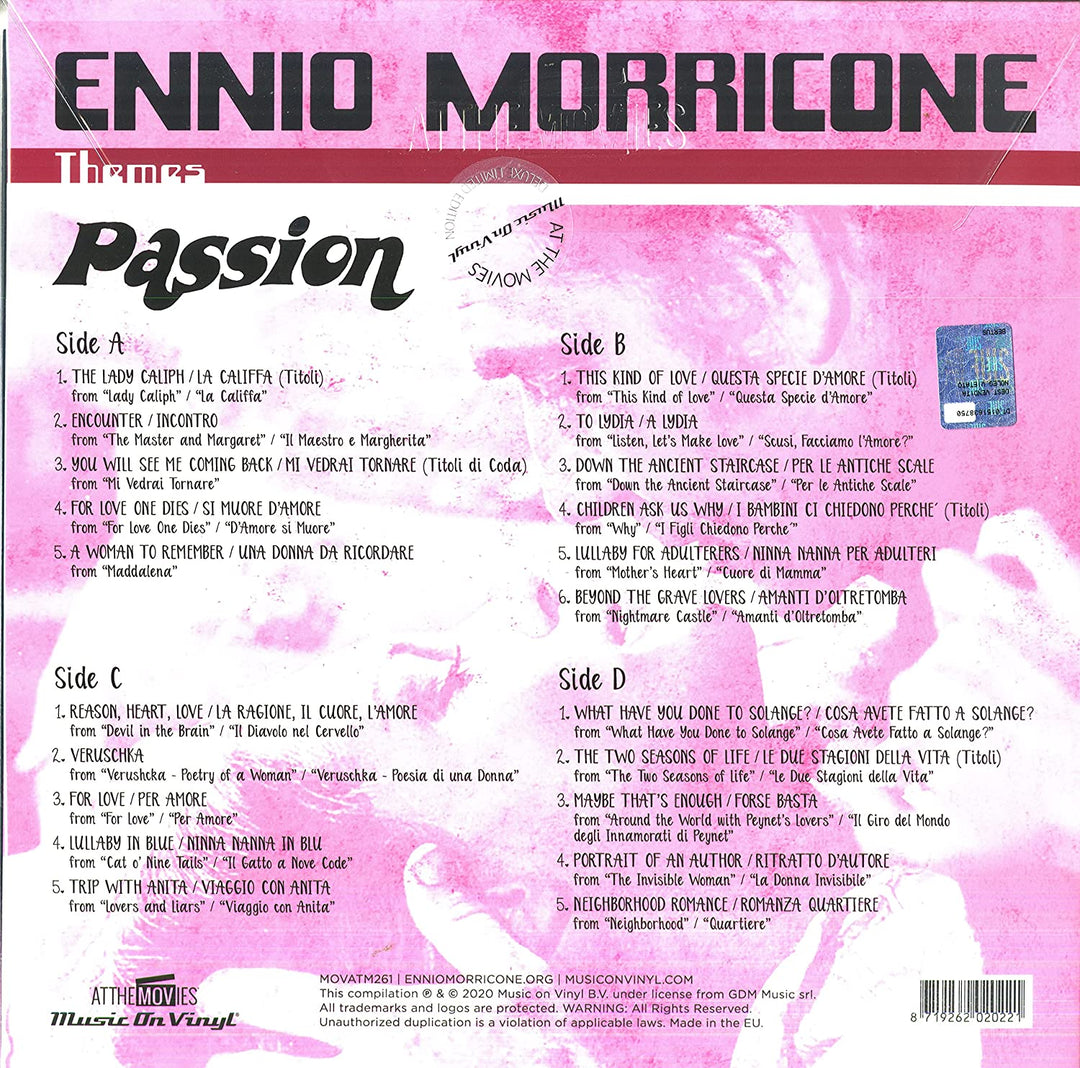 Ennio Morricone - Passion =Themes= [Vinyl]