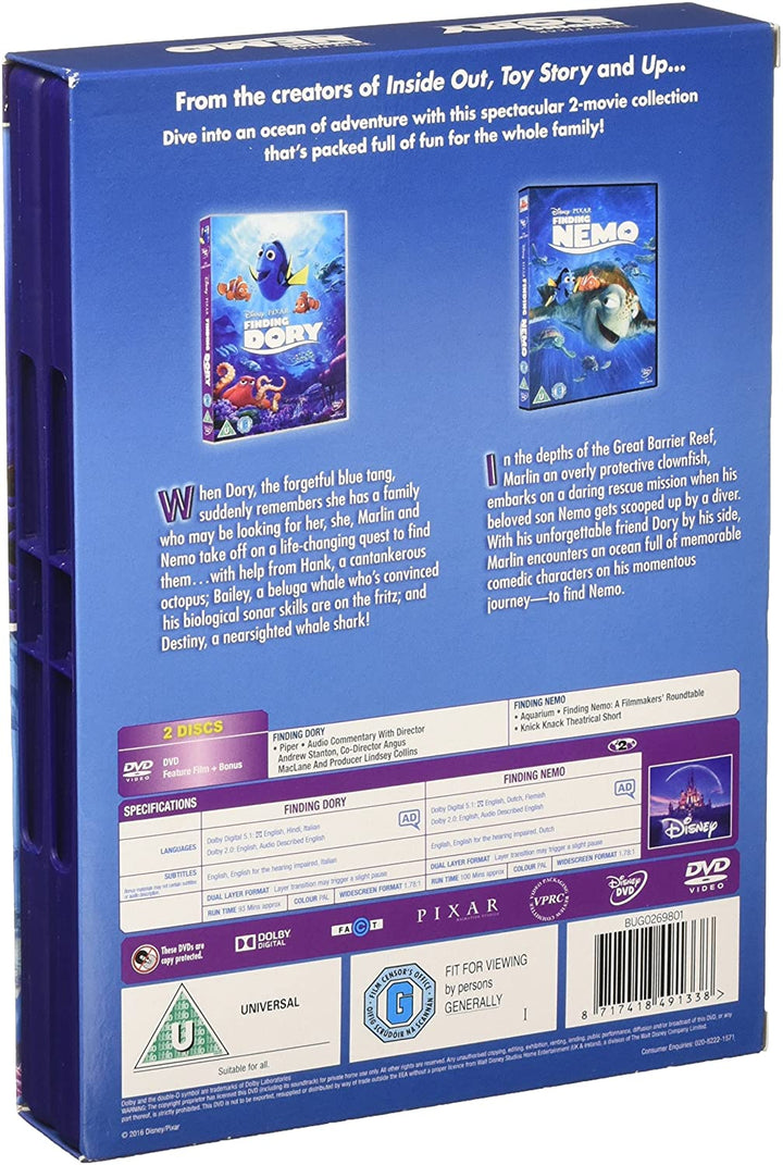 Finding Dory and Finding Nemo Double Pack [DVD]