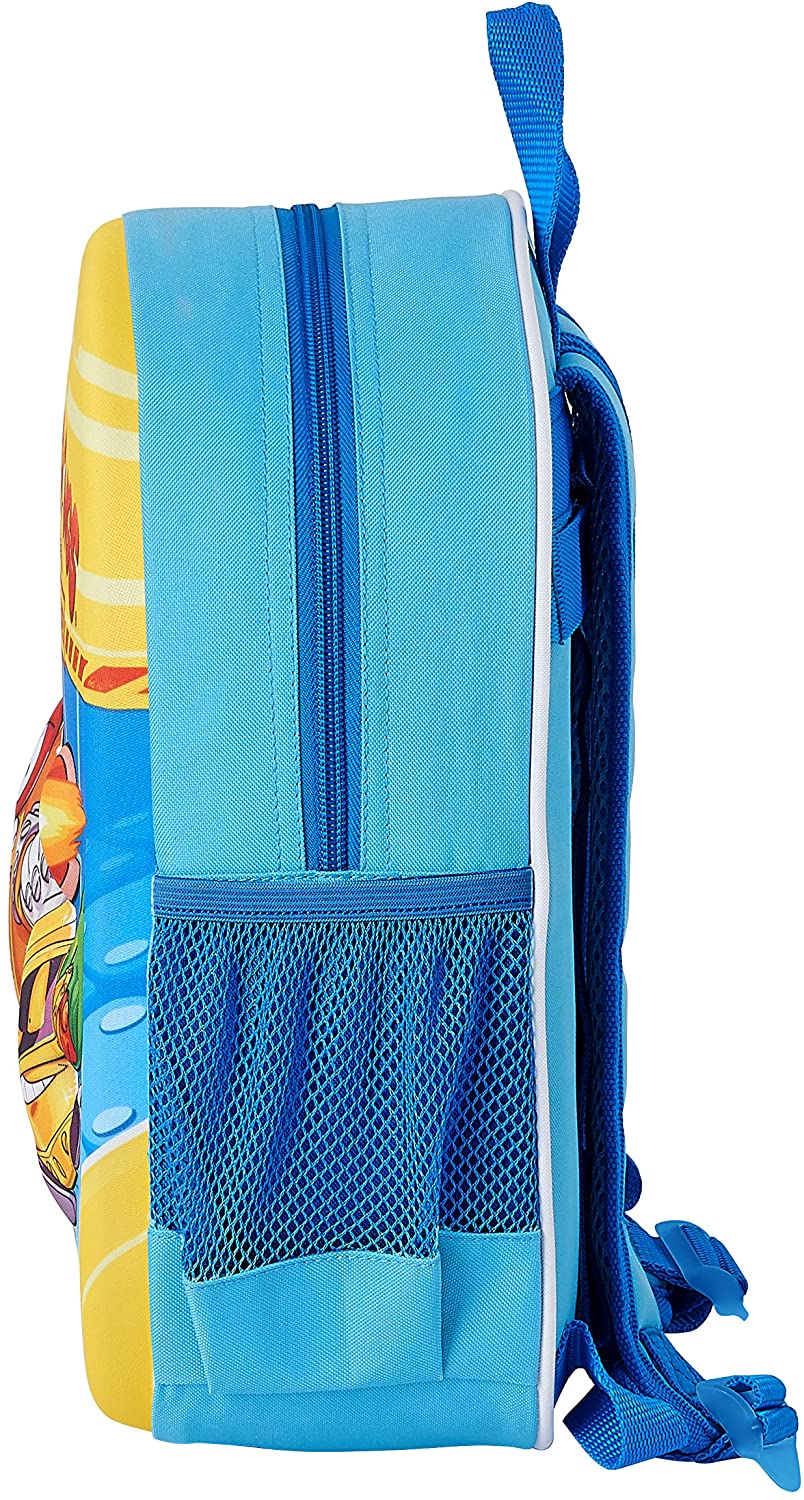 Safta Backpack with 3D Design Adaptable to Trolley by SuperZings, 270 x 100 x 32