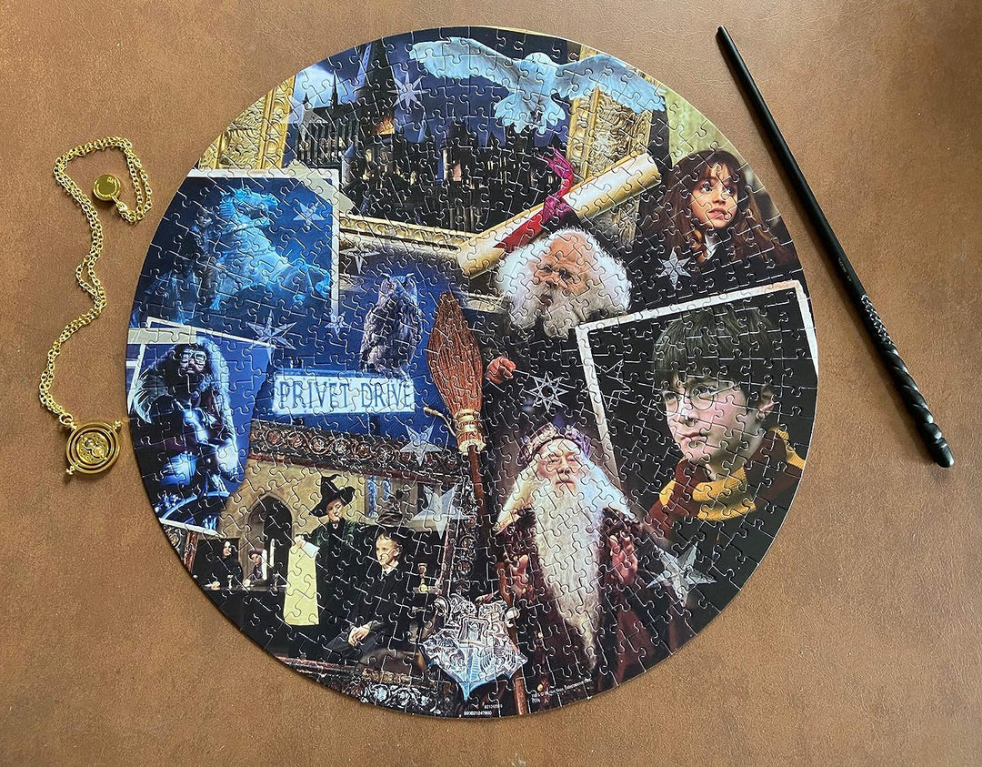 Winning Moves 784 WM00370 Harry Potter Kids Round 500pce, Philosopher's Stone 500 Piece Puzzle