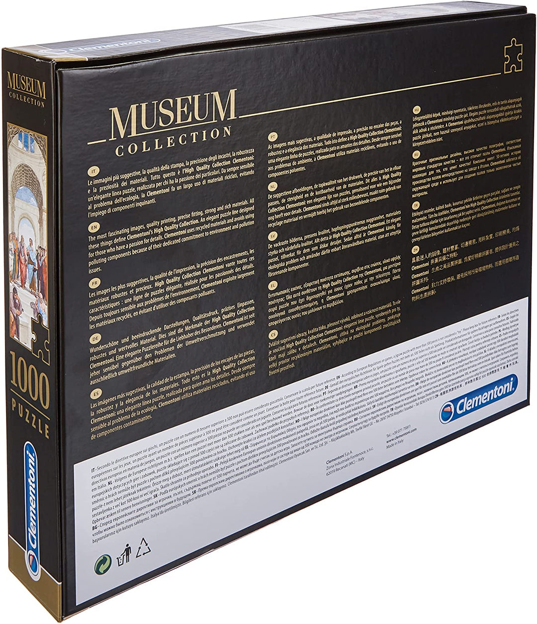 Clementoni 39483 39483-Puzzle Vaticano La Scuola di Atene 1000 Pezzi, M