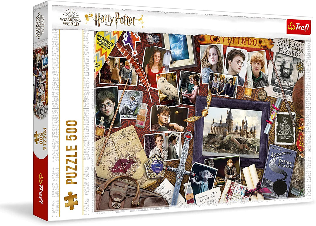 Trefl 916 37400 EA 500pcs Harry Potter, red