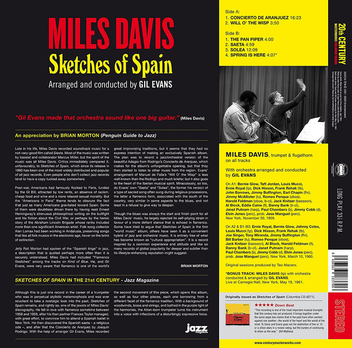 Miles Davis Gil Evans Lew Soloff - Sketches Of Spain [VINYL]