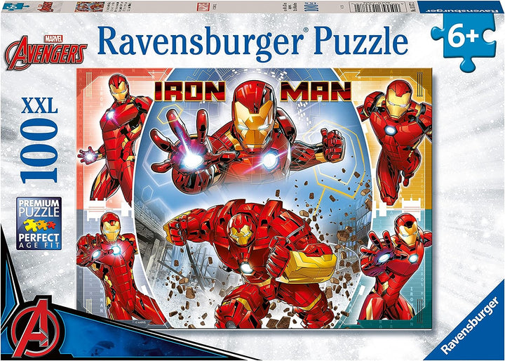 Ravensburger Marvel Iron Man Toys - 100 Piece Jigsaw Puzzle for Kids