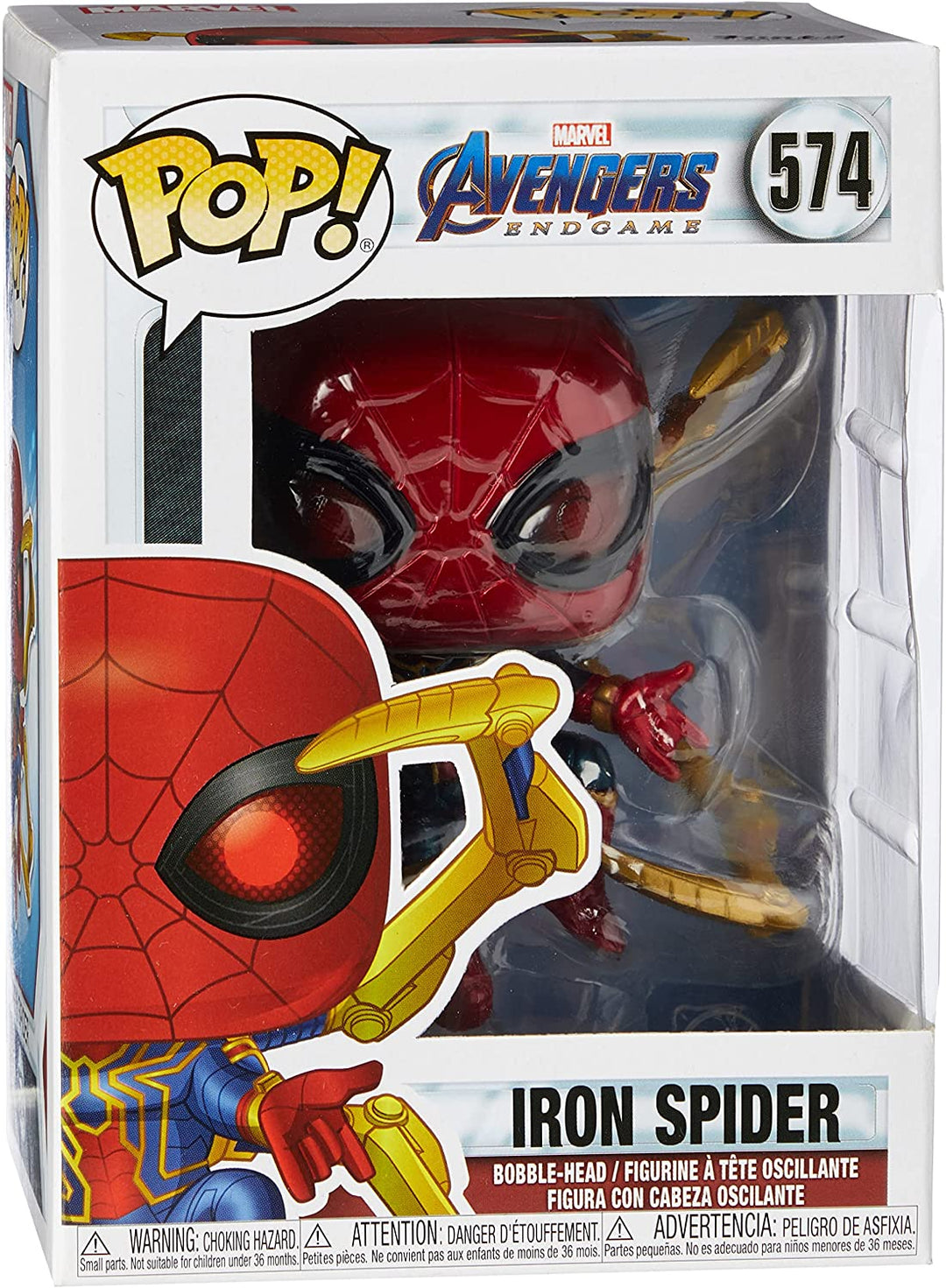 Marvel Avengers Endgame Iron Spider Funko 45138 Pop! VInyl #574