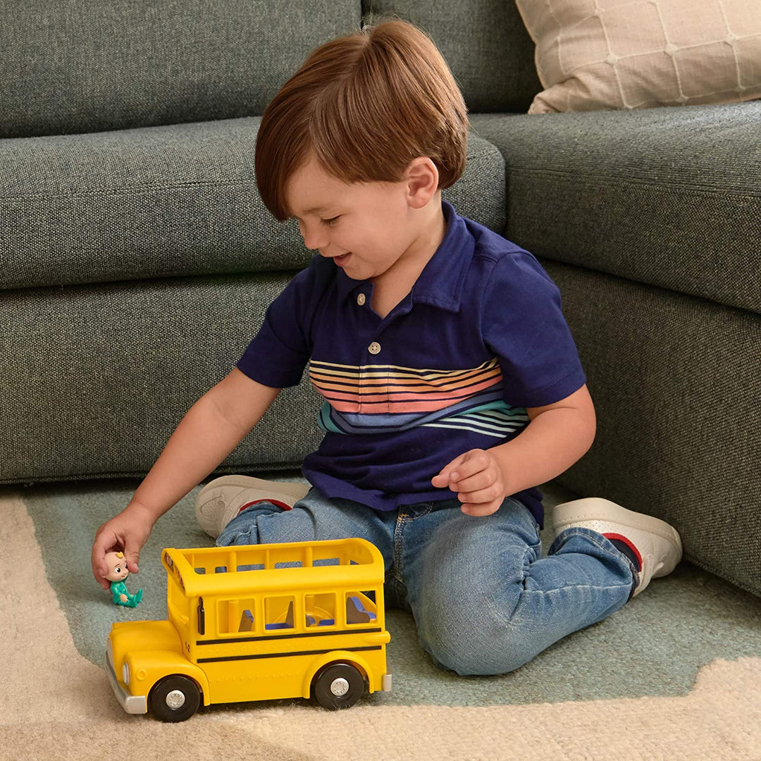 CoComelon Musical Yellow School Bus with JJ figure