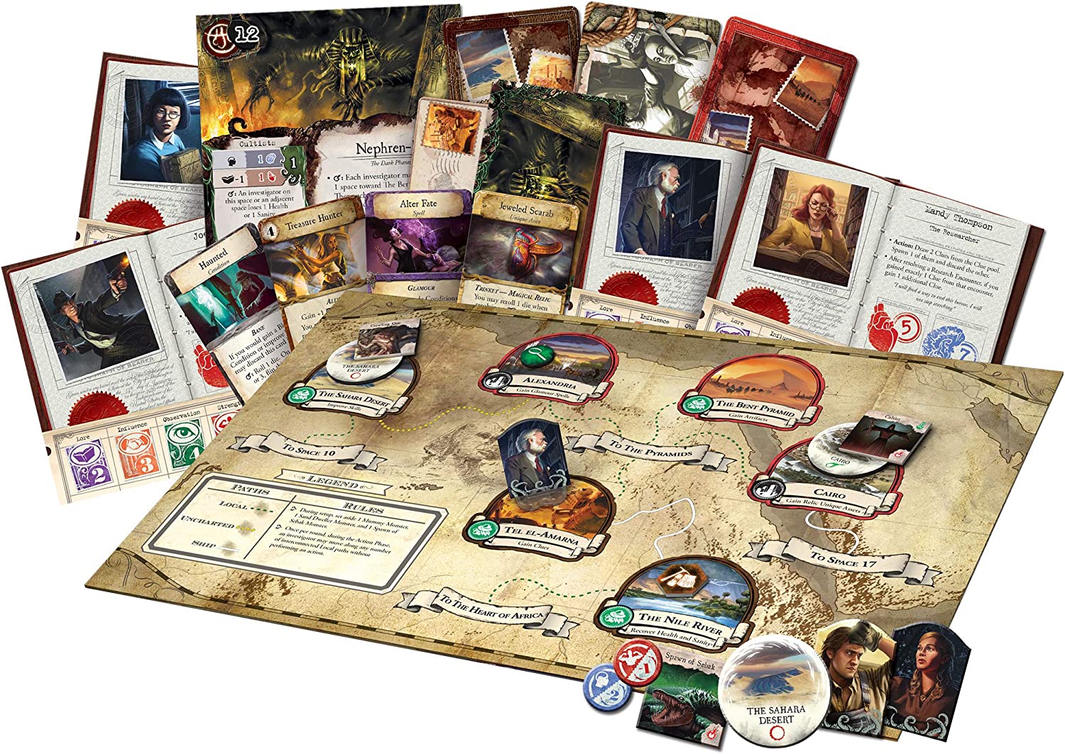 Fantasy Flight Games Eldritch Horror: Under the Pyramids Expansion