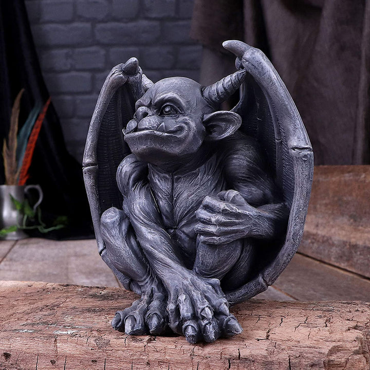 Nemesis Now Victor Dark Black Grotesque Gargoyle Figurine, 13cm