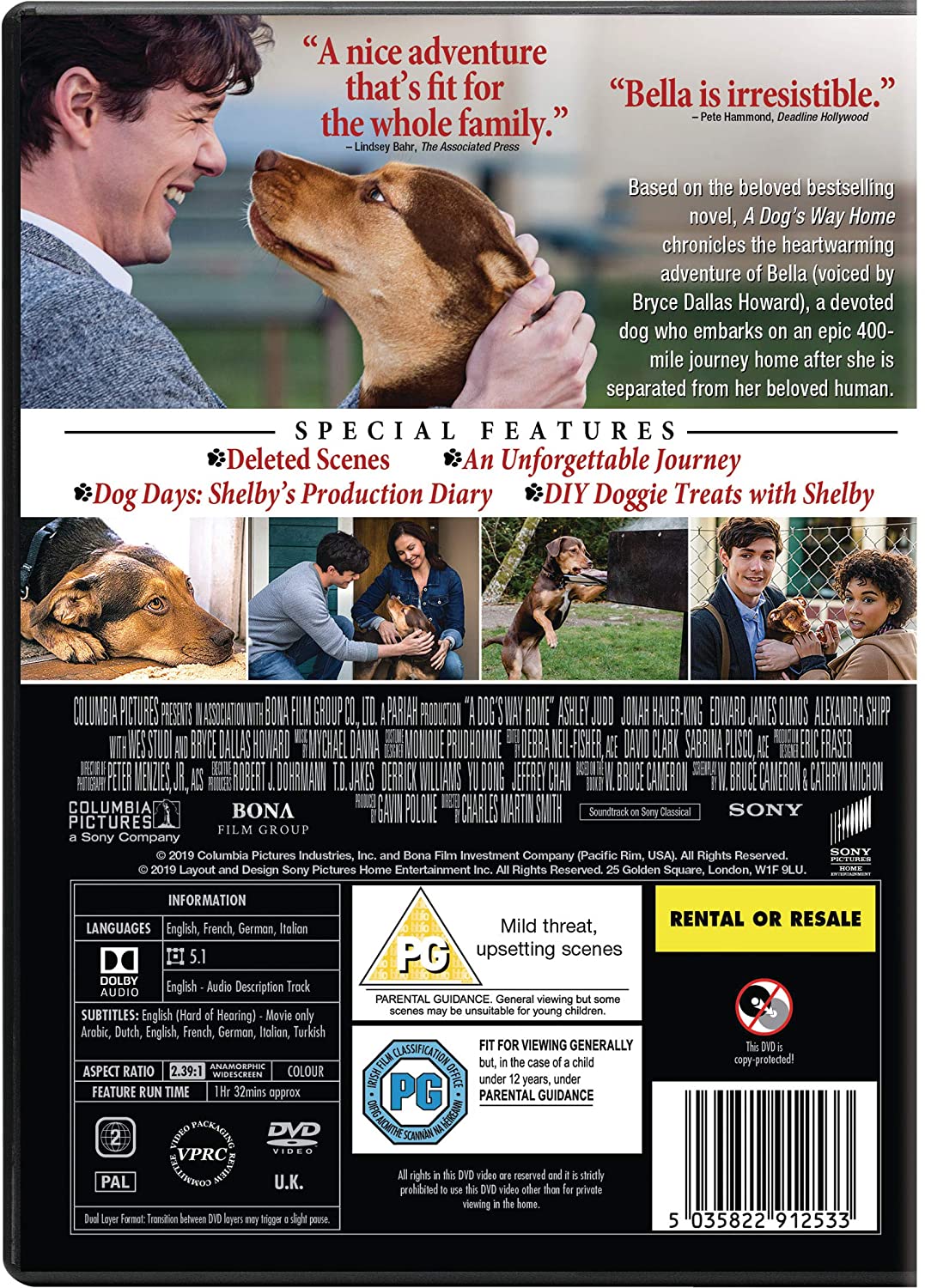A Dog's Way Home [Blu-ray]