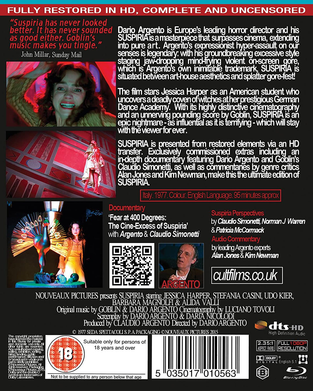 Suspiria [Blu-ray]