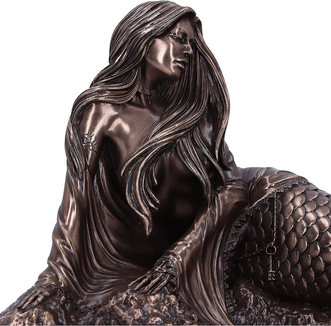 Nemesis Now Anne Stokes Bronze Siren's Lament Mermaid Figurine, 22cm