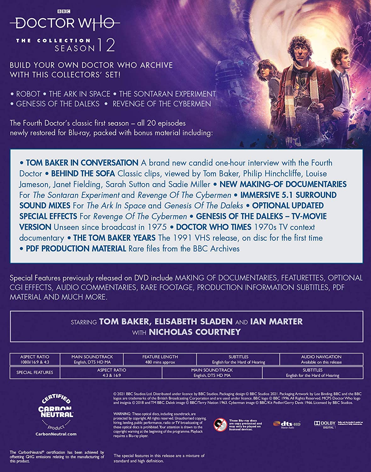 Doctor Who - The Collection - Season 12 (2021) [Blu-ray]