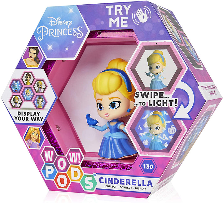 WOW! PODS Cinderella | Official Disney Princess Light-Up Bobble-Head Collectable