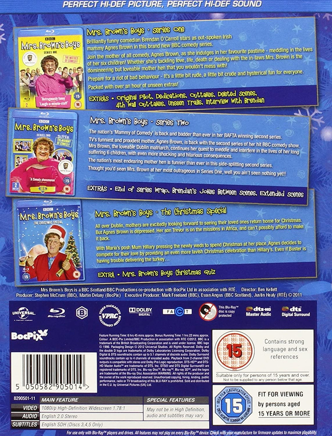 Mrs Brown's Boys - Series 1-2 Complete / Christmas Special [Blu-ray]