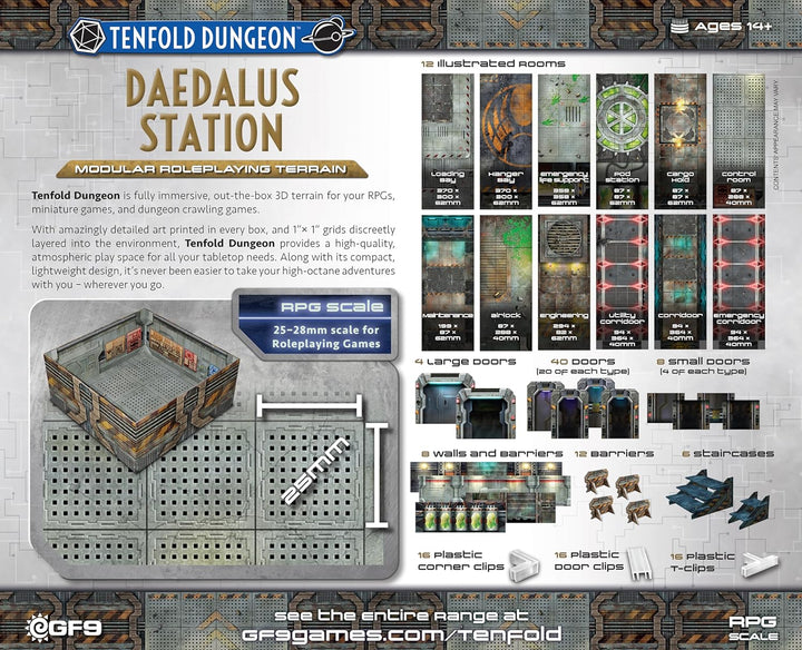 Gale Force Nine - Tenfold Dungeon - Daedalus Station Board Games