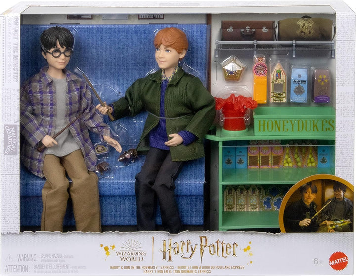 Harry Potter Toys, Harry & Ron on the Hogwarts Express Dolls with Accessories