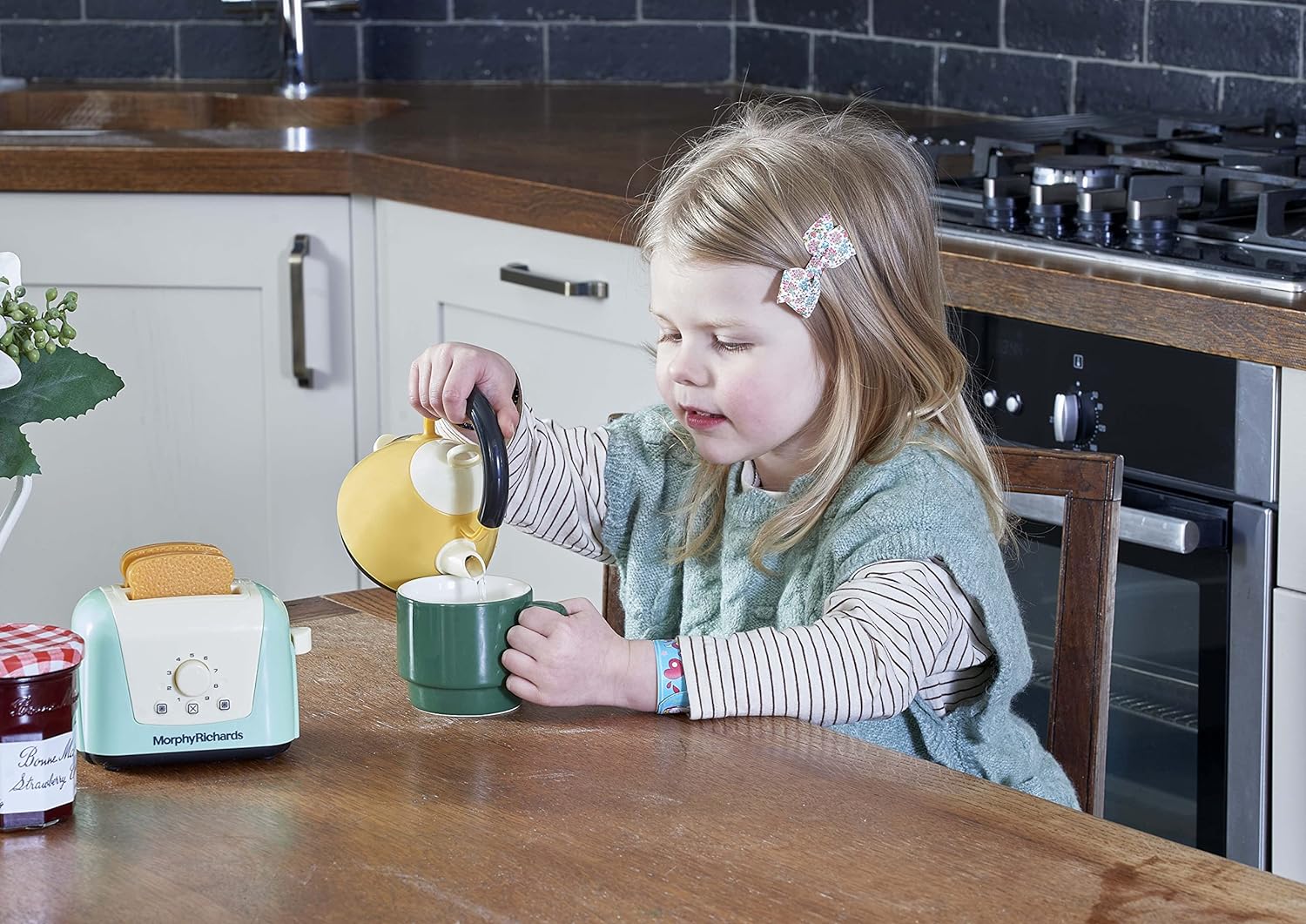 Casdon Morphy Richards Interaktives Spielzeug-Set mit Toaster und Wasserkocher – Spielküchengeräte für Kinder ab 3 Jahren 3