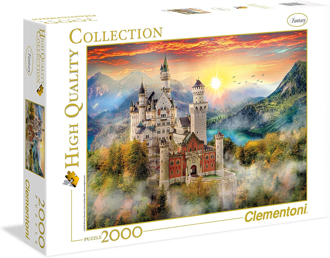 Clementoni 32559.7 Clementoni - 32559 - Colección-Neuschwanstein-2000 Piezas
