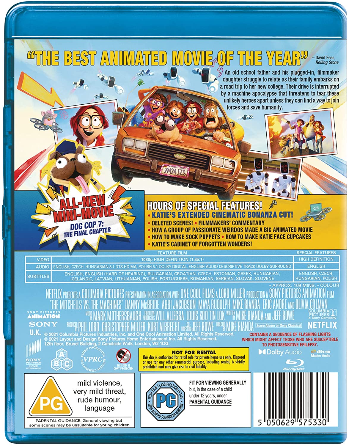 Die Mitchells gegen die Maschinen (2021) – Blu-Ray