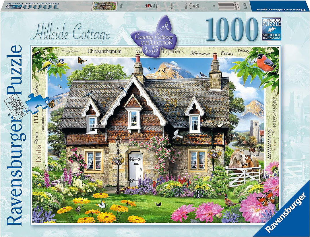 Country Cottage Collection No.15 Hillside Cottage 1000 Piece Jigsaw