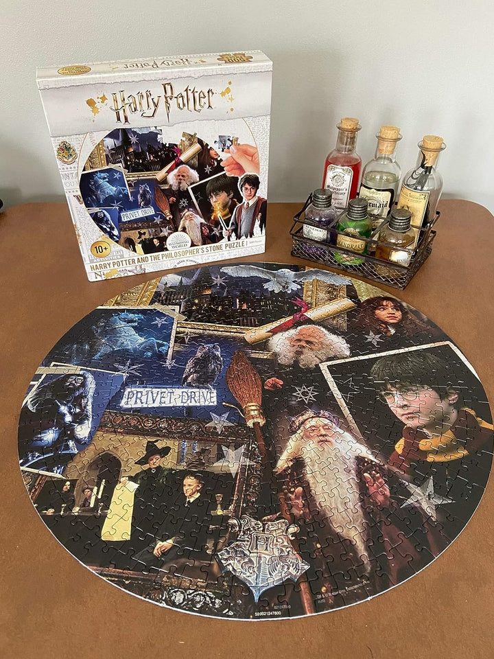 Winning Moves 784 WM00370 Harry Potter Kids Round 500pce, Philosopher's Stone 500 Piece Puzzle