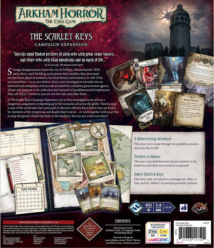 The Scarlet Keys Campaign Expansion: Arkham Horror the Card Game